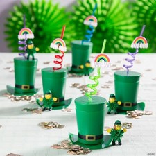 St. Patrick's Day Leprechaun Trap Kit 180 Pc for 12 Kids --Freeship