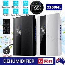 2.2L Dehumidifier Moisture Absorber Portable Air Purifier Machine Home Dryer OZ