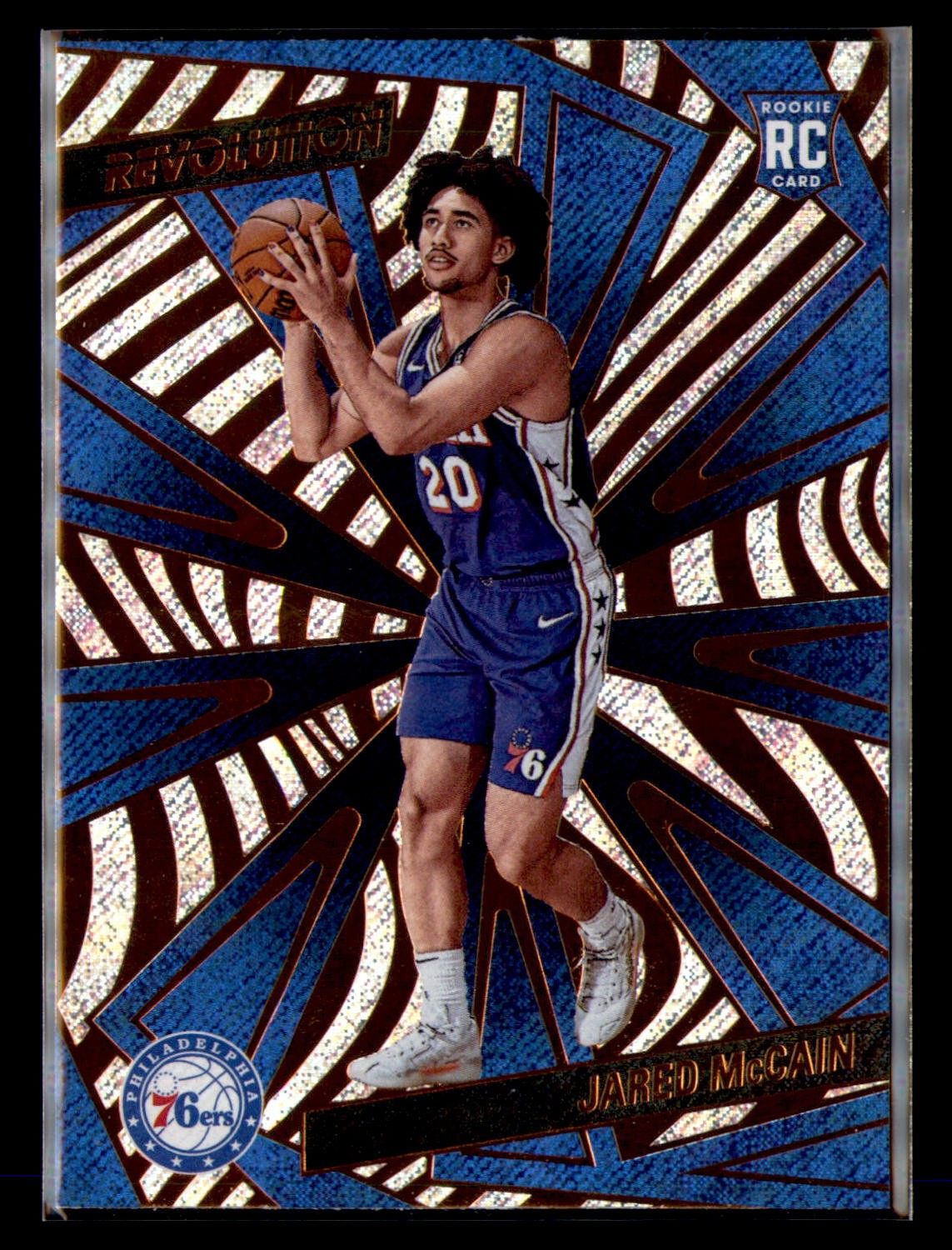Jared McCain 2024-25 Panini Revolution #124 RC Philadelphia 76ers