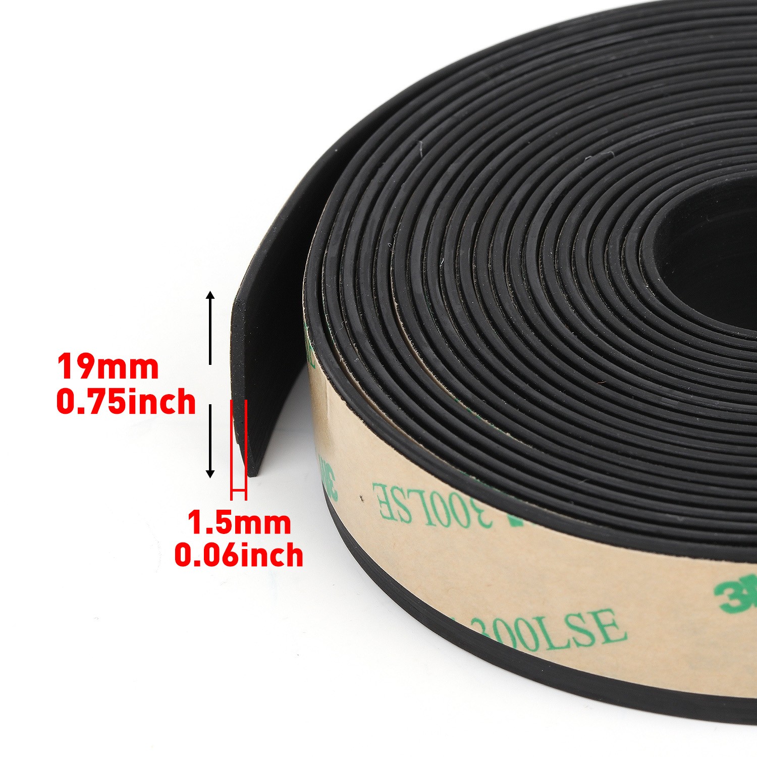 26Feet Rubber Seal Strip Car Molding Edge Trim Door Window Weather Protector Kit