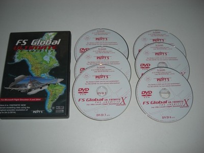 FS GLOBAL ULTIMATE The Americas PC DVD Rom NM Add-On Flugsimulator Sim X FSX