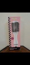 Juicy Couture Volumizer Hair Dryer Brush White Pink Adjustable Heat 360  Swivel