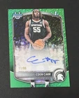 2025-26 Bowman Chrome U COEN CARR 1st BOWMAN GREEN SHIMMER AUTO /99