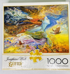 Buffalo Josephine Wall Puzzle Glitter Edition 1000 Pc Spirit Of Flight Sealed 79346117215 Ebay