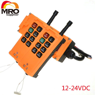 HS-8-2 12-24VDC 8 Channels 1 Speed  Hoist Crane Truck Radio Remote Controller