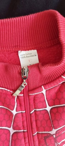 Spiderman Jacke Sweatjacke mit Maske Kostüm Gr. 134 / 140 /146 - Bild 3 von 7