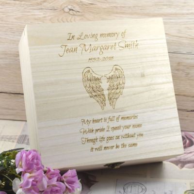 Grandad angel wings memorial remembrance graveside plaque DF17926A