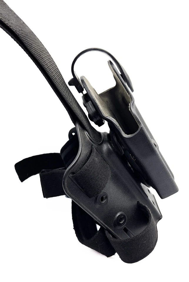 SAFARILAND Beretta 92 96 Leg Holster BLACK Double Strap 6004-73 M9 - Image 2 of 4