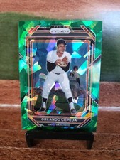 2023 Panini Prizm Baseball Orlando Cepeda Green Ice #197 San Francisco Giants
