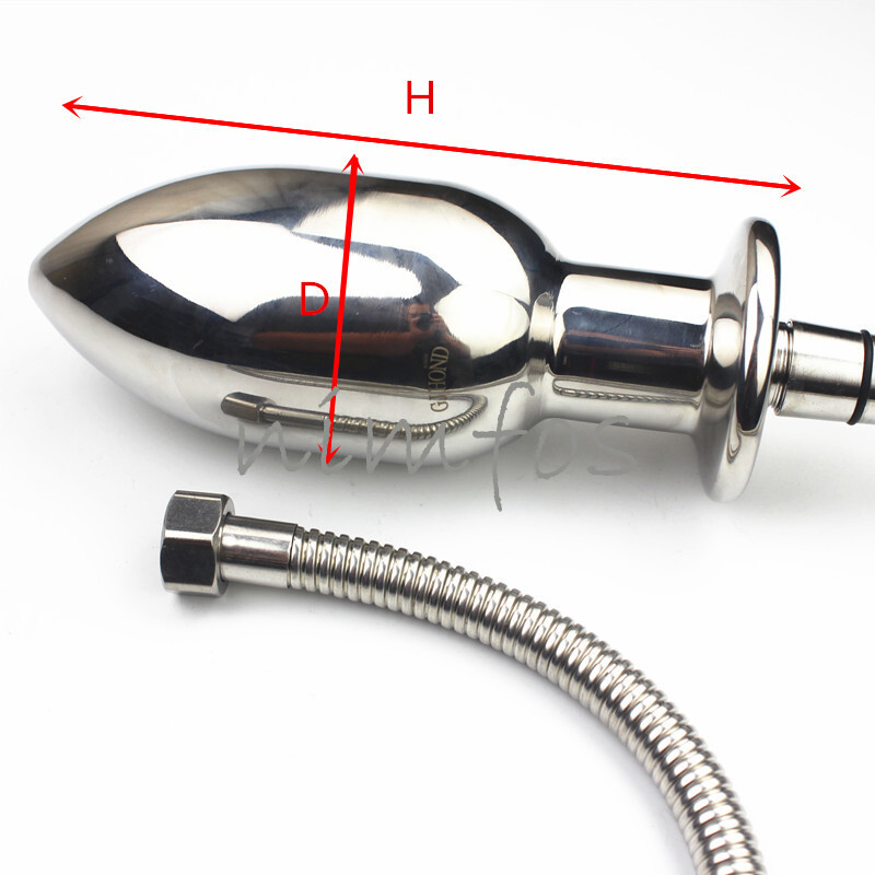 Shower Enema System Vaginal Anal Cleaner Wash Colon Douche Nozzle Cleaning Tube