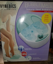 Homedics Bubble Mate Luxury Foot Bubbler with Heat Model BB-50 NEW 
