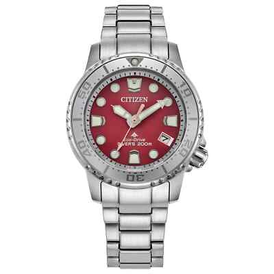 Citizen Promaster Women's Red Date Indicator Eco-Drive Watch 37MM  EO2027-50Z