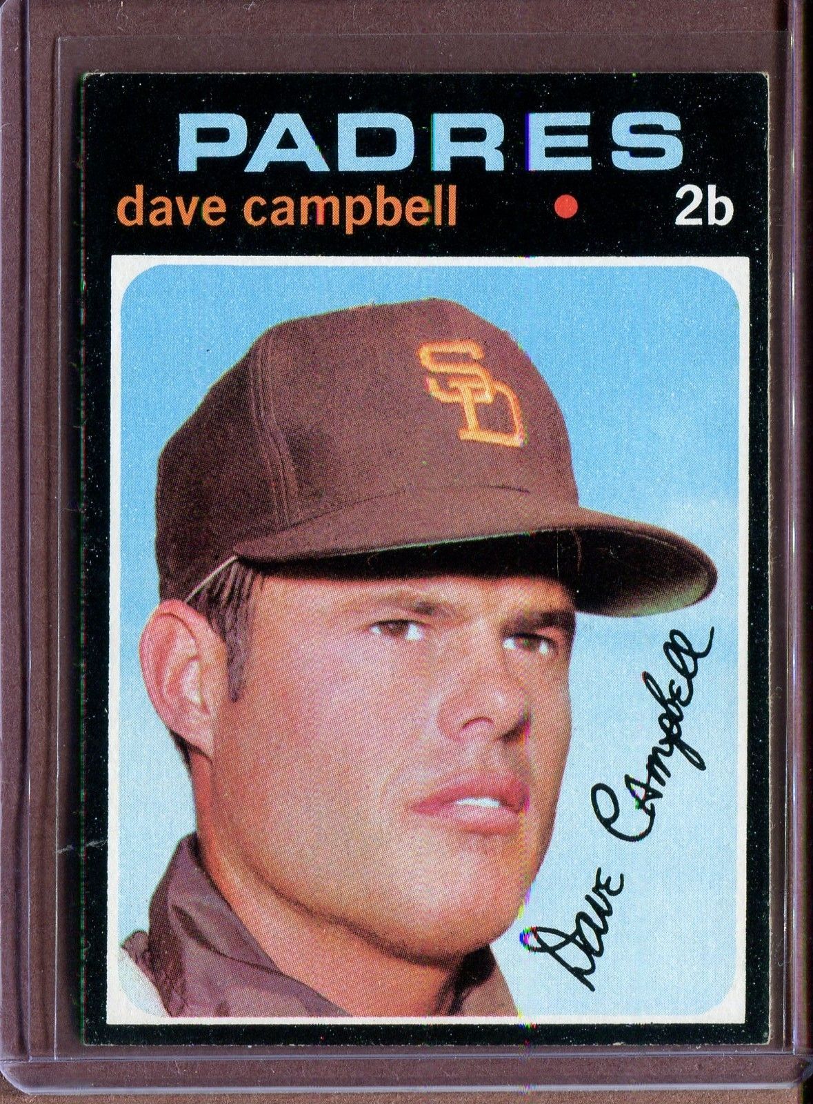 1971 Topps 46 Dave Campbell NM #D108204