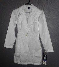 Barco White Label Lab Coat 7403 White Unisex size XS NWT 