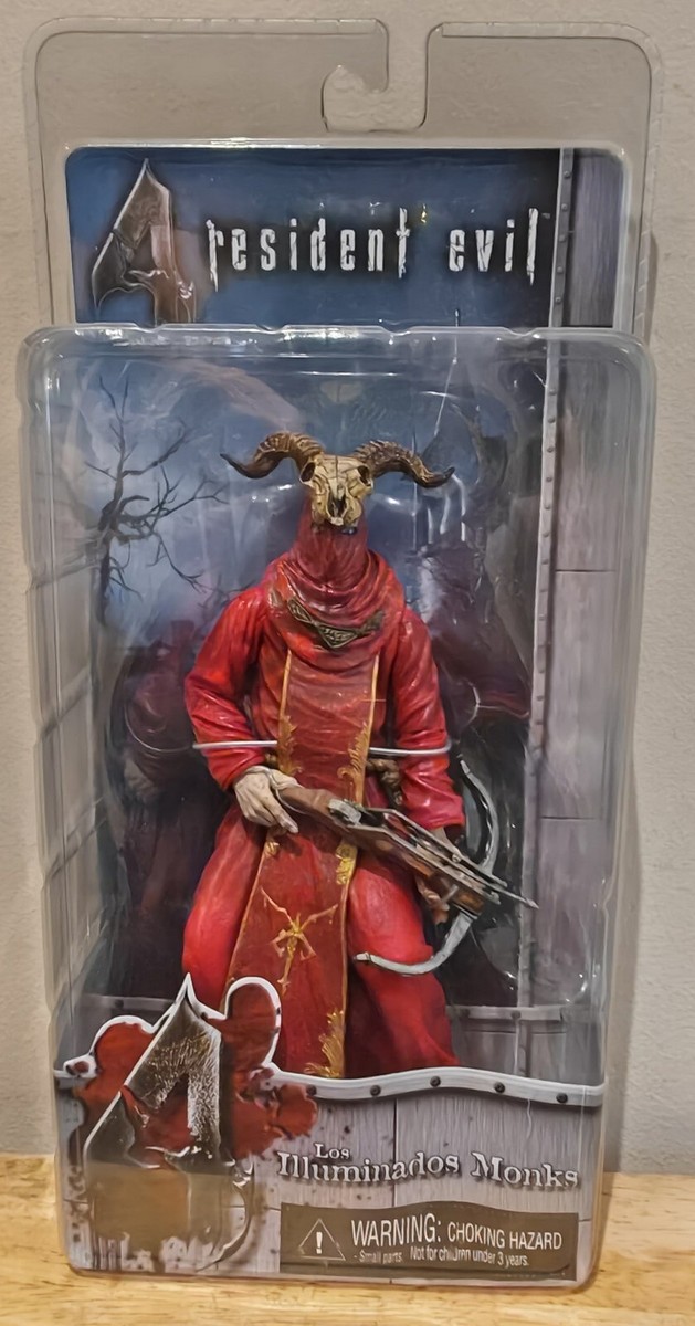 NECA Biohazard 4 ILLUMINADOS MONKS Black QPjDp-m41362274507