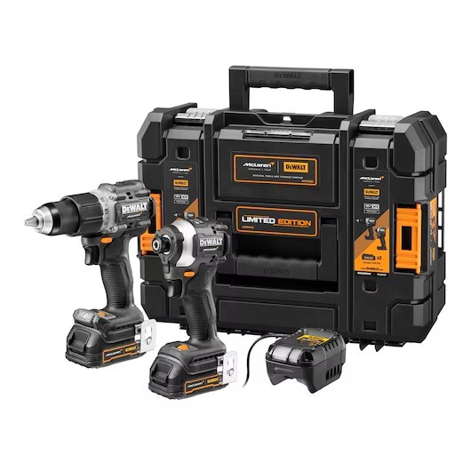 Kit trapano e avvitatore ad impulsi Dewalt x McLaren