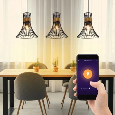 Smart RGB LED Stab Design Pendel Decken Lampe ALEXA Küchen Hänge Leuchte dimmbar - Bild 1 von 4