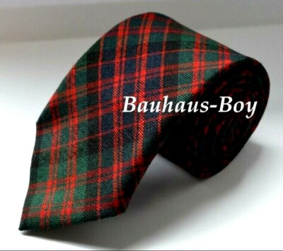 KRAWATTE TARTAN MACDONALD MODERN CLAN 100 % REINE WOLLE HERGESTELLT IN SCHOTTLAND HERRENBEKLEIDUNG
