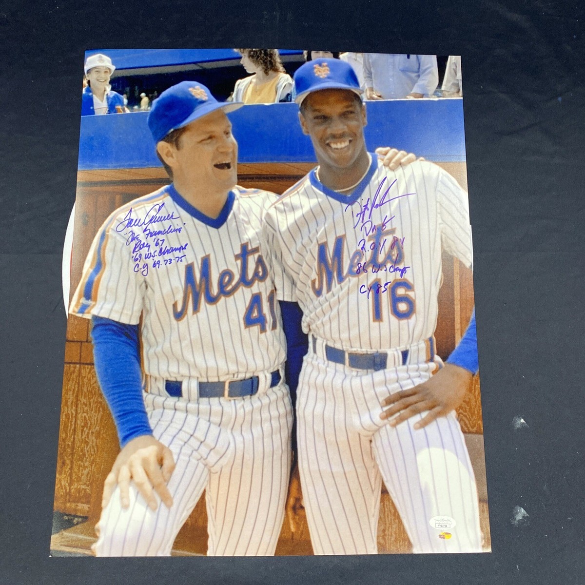 Tom Seaver Doc Gooden New York Mets 16X20 Signed Autographed