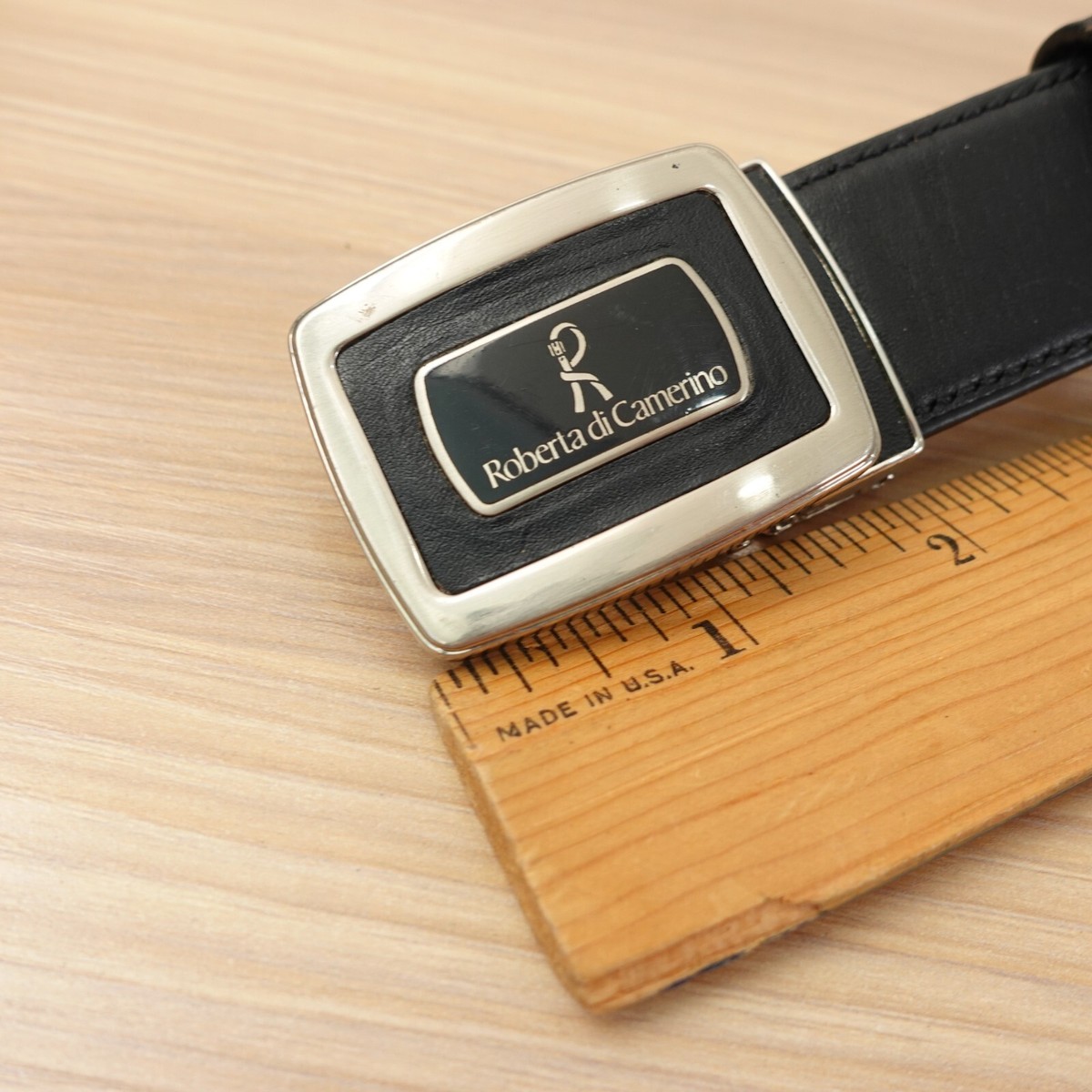 Roberta Di Camerino Belt 34 Italian Leather Black Dress  display picture 1