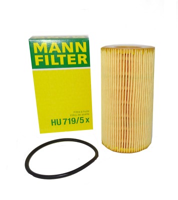 Original MANN Evotop Ölfilter HU719/5X für Porsche 911, Boxster, Cayenne &Cayman