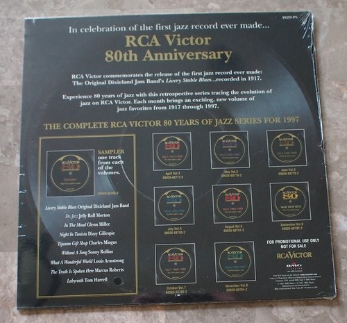 2 RCA 80th Anniversary Collectors Edition Jazz 2 10" EP Vinyl BOTH S/S Sealed - Picture 2 of 2