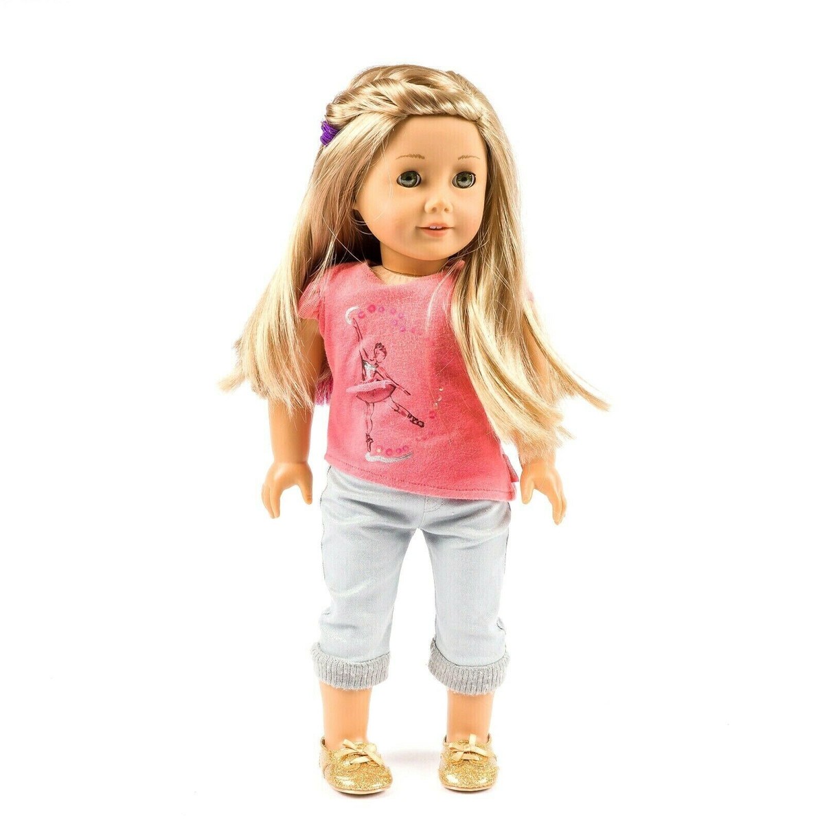 Pantalon SCRUNCH Pailleté Pour Poupée American Girl Isabelle - Taille M Ou L - Neuf Avec étiquettes