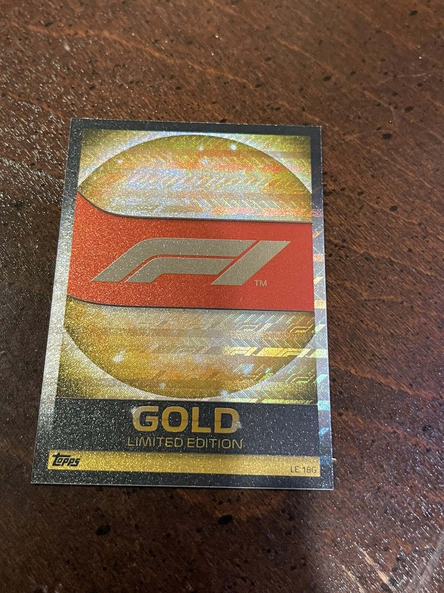 2022 Topps F1 Turbo Attax Limited Edition Gold F1 Logo #LE18G 2022 Topps F1 Turbo Attax Limited Edition Gold F1 Logo #LE18G