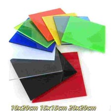 10x20cm 15x15cm 20x20cmColor Plastic Sheet Panel Plate 8x8cm