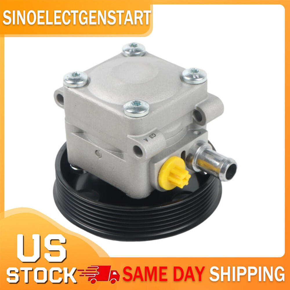 Power Steering Pump w/ Pulley 268447 for 14-17 Maserati Ghibli Quattroporte 3.0L