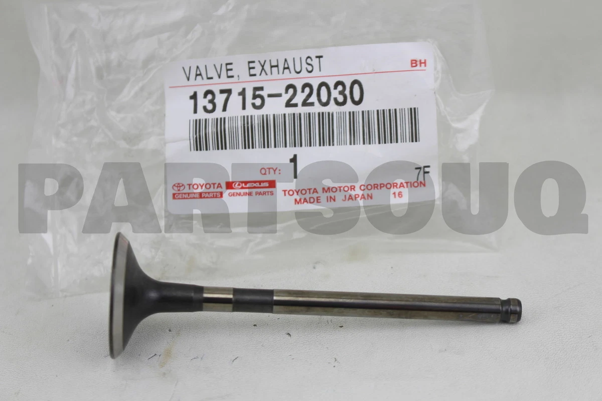 1371522030 Genuine Toyota VALVE, EXHAUST 13715-22030 | eBay
