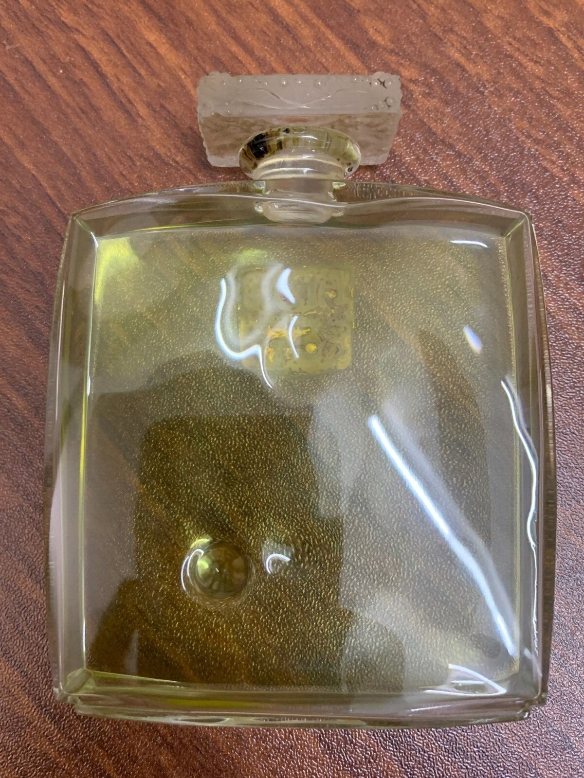 PERFUME BOTTLE LA ROSE JACQUEMINOT COTY LALIQUE PARIS FRANCE ANTIQUE