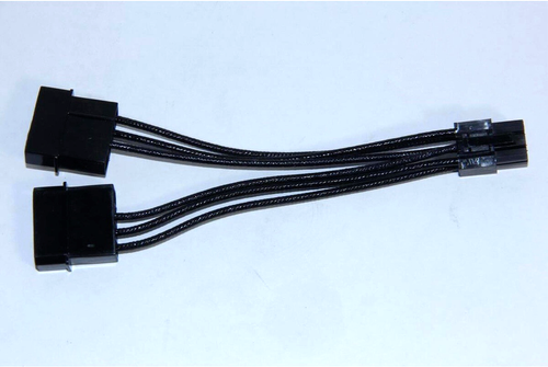 EVGA DUAL 4 Pin Molex to 6 Pin PCI-E Power Adapter, New Sealed