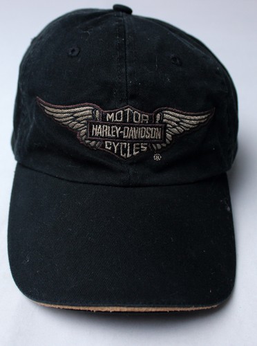 Harley Davidson Unisex Strapback Adjustable Baseball Cap CD4 Black One Size