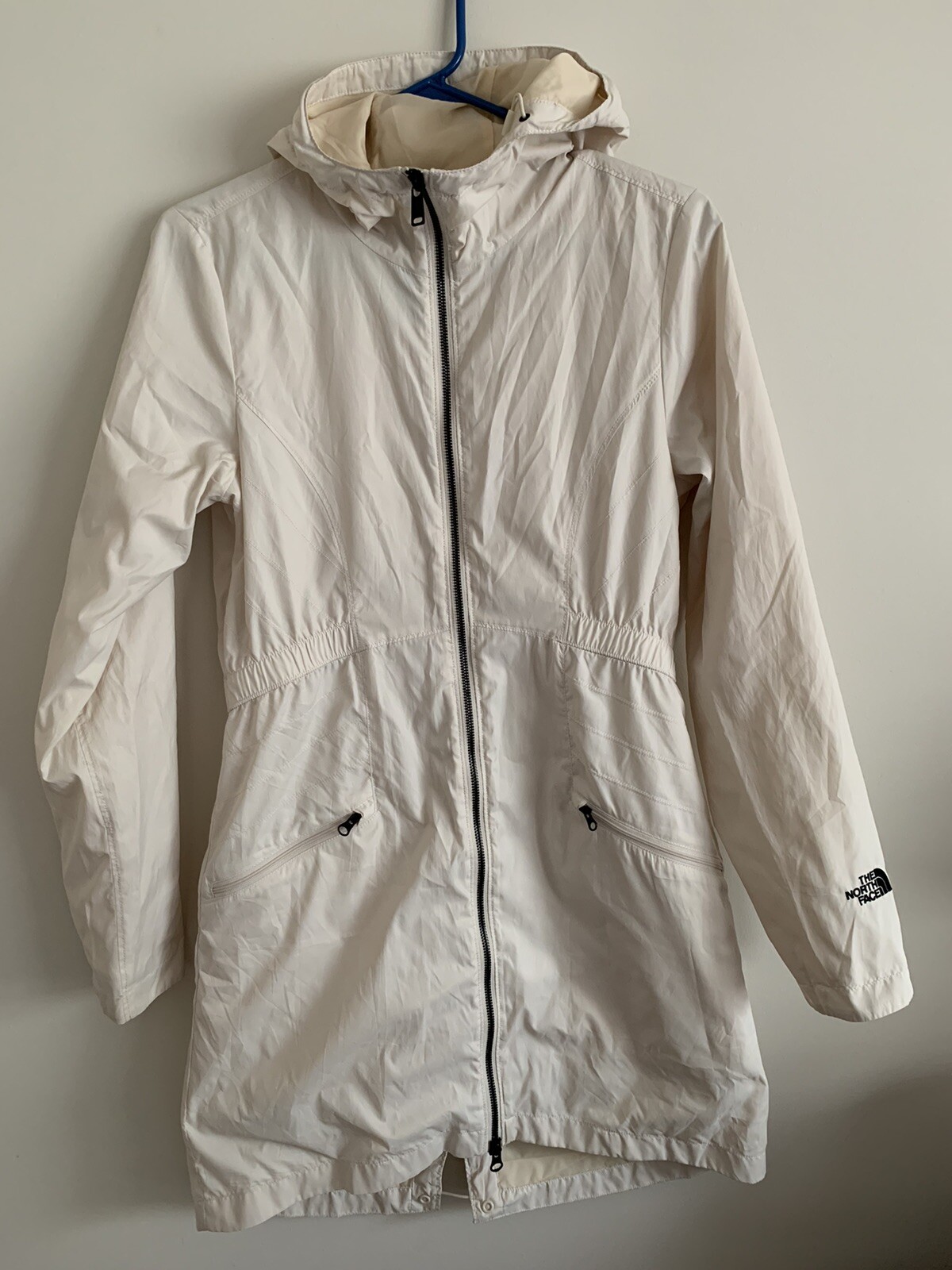 Hooded Raincoat Jacket EUC SMALL 