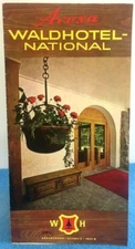 Vintage Hotel Brochure Arosa Waldhotel National Switzerland Photo Images