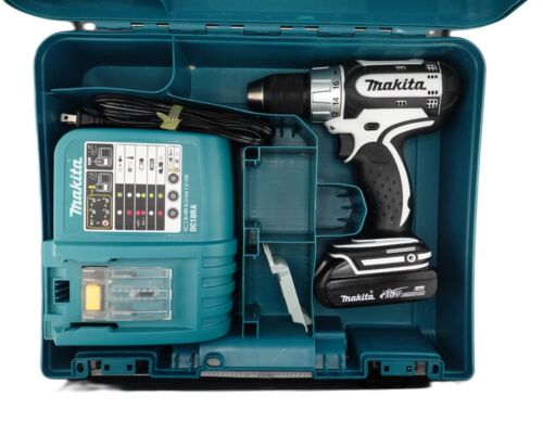 Makita - BDF452 Cordless Drill-Driver Kit 18 Volt Drill W/Battery, Charger, Case