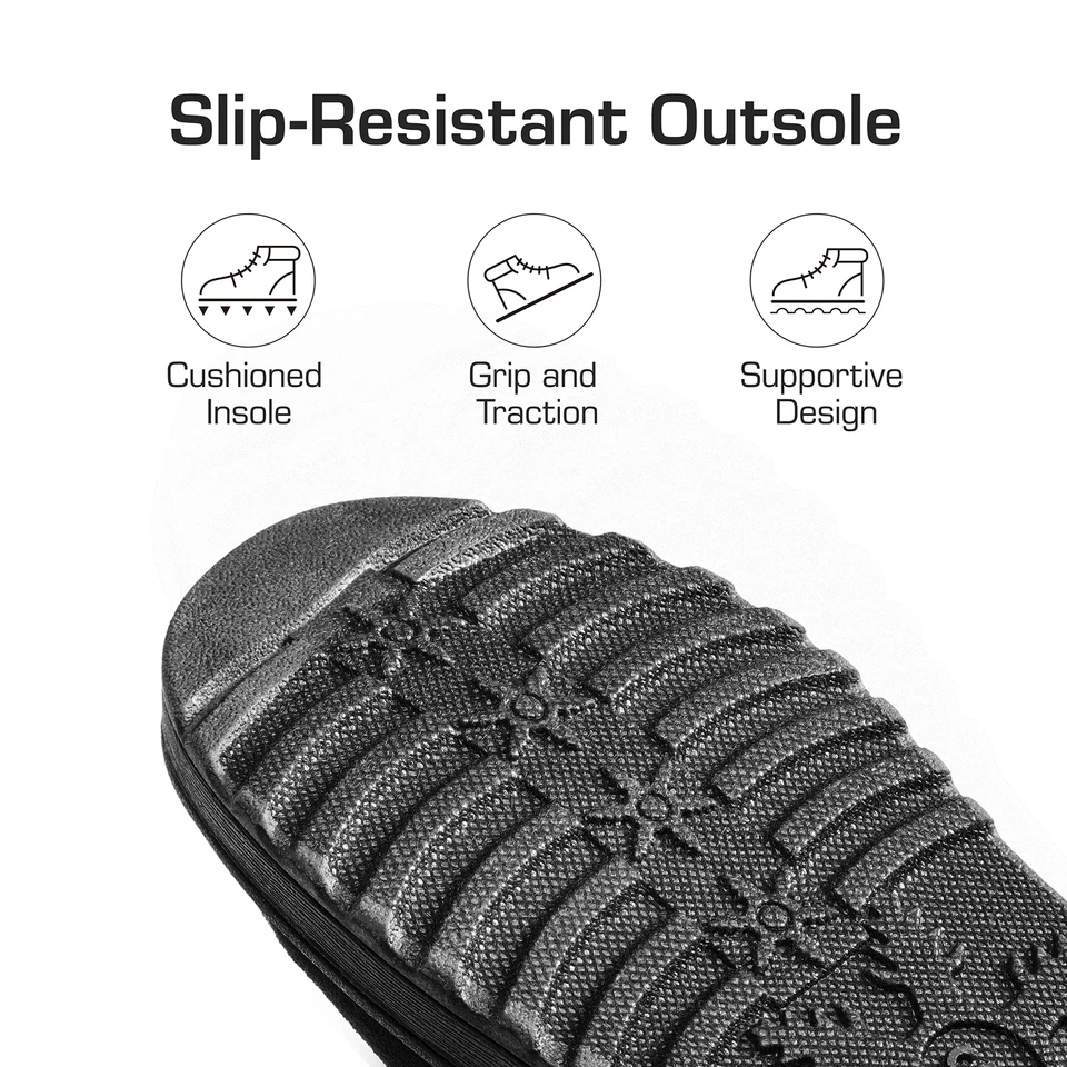 DREAM PAIRS Women Snow Boots Warn Faux Fur Lined Slip On Suede Ankle Boots - Image 4 of 4