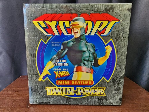 Cyclops X-Men Mini Statues Twin Pack Retro & Modern Bowen Designs Limited 4000 - Picture 8 of 13