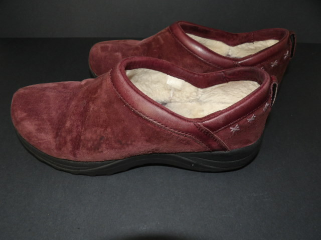 L.L. Bean Men\'s Suede Sherpa Lined Lambs fur Loafers Moccasin Size 9 Medium Men main image 4