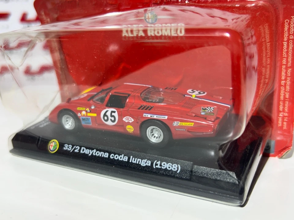 1:43 Alfa Romeo 33/2 Daytona coda lunga (1968) - Alfa Romeo Sport Collection - Immagine 3 di 4