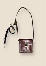 Vintage Weathered Leather GH Bass Co. Bag