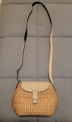 Sea and Grass★Ava Genuine 藁＆レザー ショルダーバッグ Sea and Grass☆Ava Genuine 藁＆レザー ショルダーバッグ