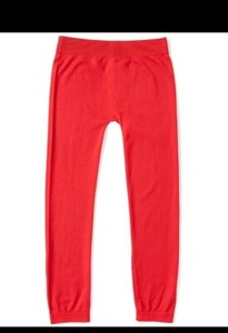 Copper Key Girls 14/16 Seamless Legging Red Full Elastic Waistband Fitted