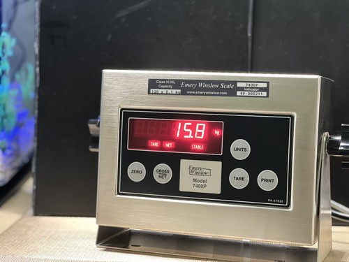 EMERY WINSLOW Model - 7400P Scale Digital Indicator 120 x 0.1 kg (Reg. $695)