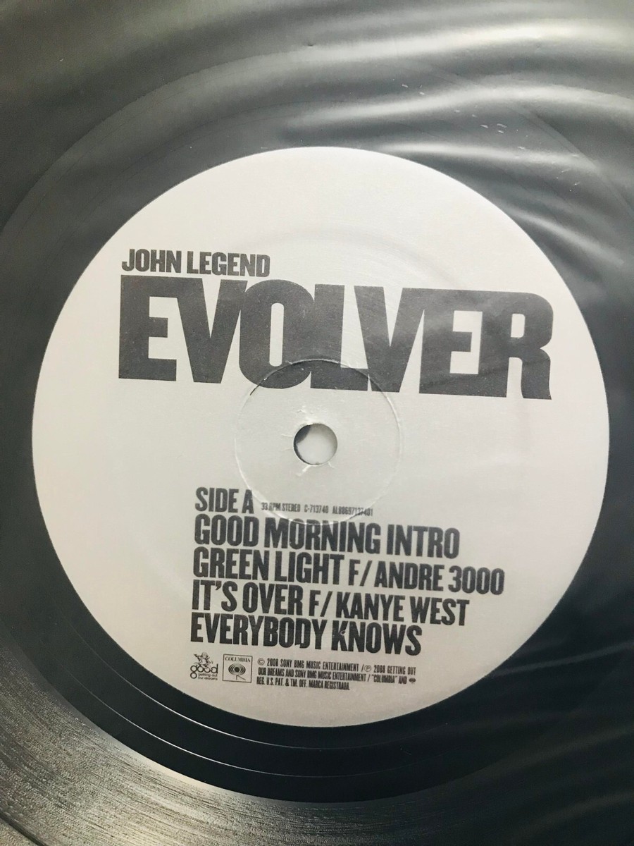John Legend Evolve レコード John Legend / EVOLVER 2008 US Original 2LP Kanye West Will.I