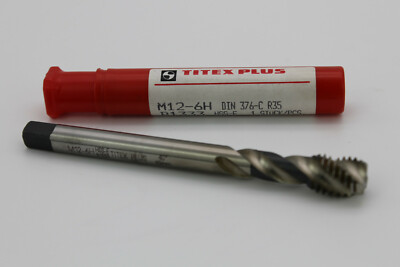 Titex Plus M12 6H HSS-E DIN 376-C Gewindebohrer Maschinengewindebohrer