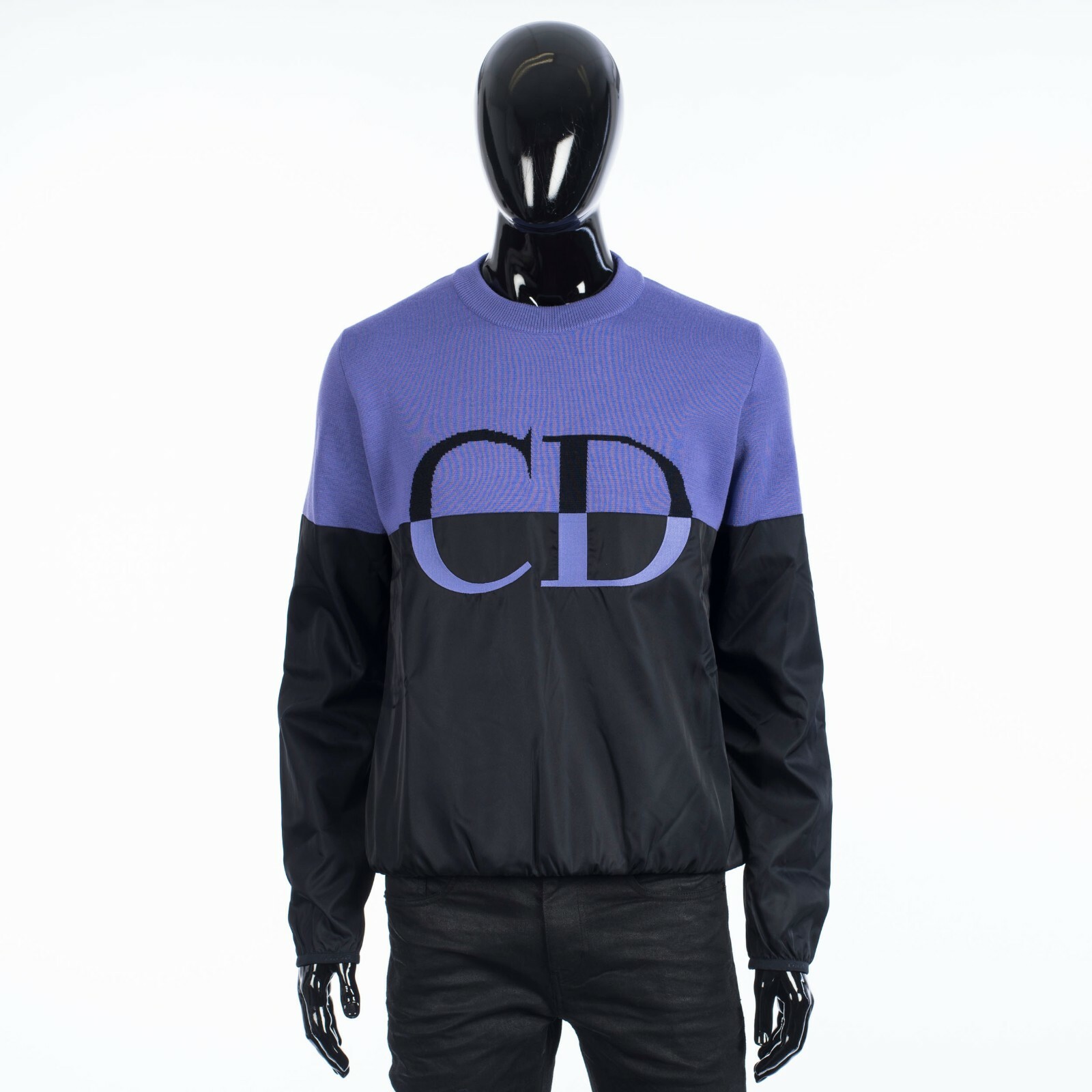 DIOR 1950$ 'CD' Sweater In Purple Punto 