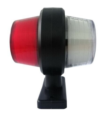 2x Luci Led Segnapasso Laterale Neon Bianco Rosso Rimorchio Camion Caravan 12-24v - Foto 5 di 6