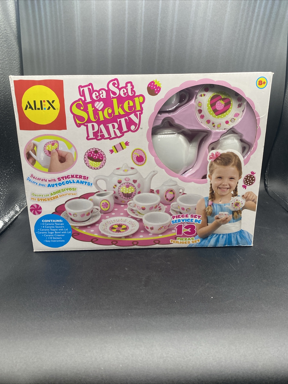 Tea Set Sticker Party 13 Piece With 110 Stickers Easy Instru